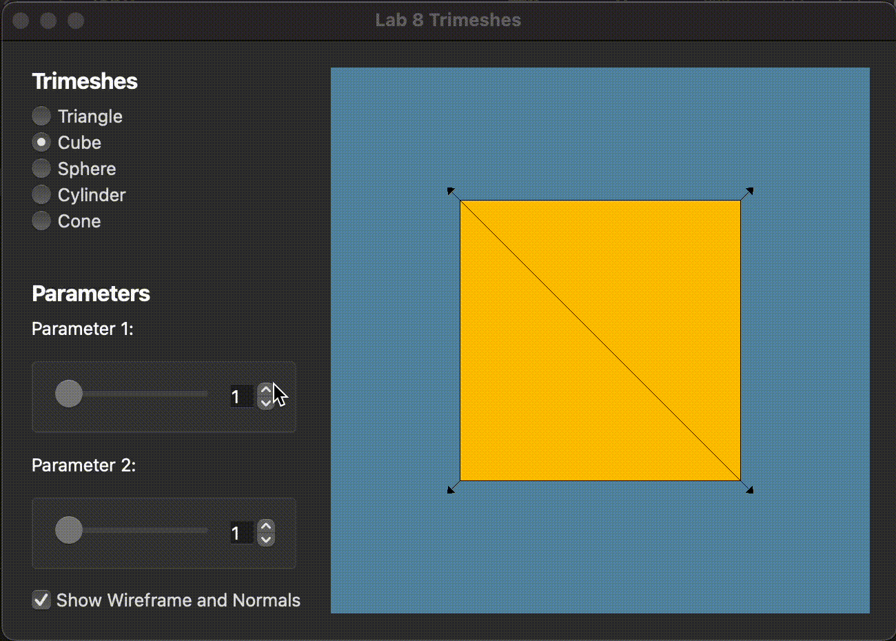cube face tessellation