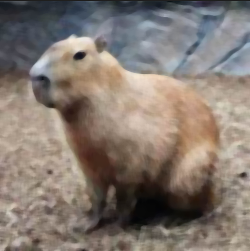 capybara median radius 5